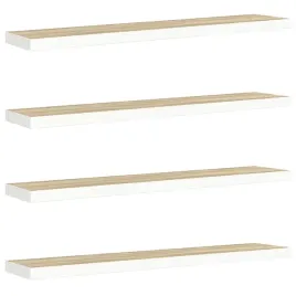 polka-scienna-mdf-i-metal-dab-bialy-120x235x38-cm