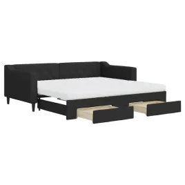 czarna-rozkladana-lezanka-z-szufladami-213-x-100-x-67-cm
