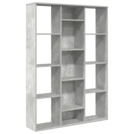 regal-przegroda-100-x-24-x-140-cm-szarosc-betonu-z-13-polkami