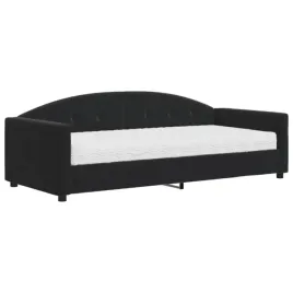czarna-lezanka-2-w-1-z-materacem-222-x-100-x-75-cm