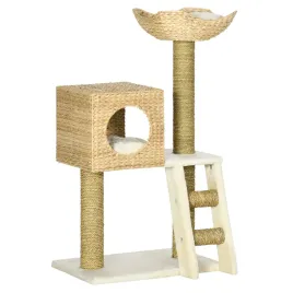 drapak-dla-kota-pawhut-bialy-naturalny-57x37x1005-cm