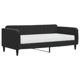 czarna-kanapa-2-w-1-z-materacem-213-x-100-x-75-cm