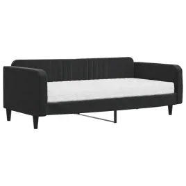 czarna-kanapa-2-w-1-z-materacem-223-x-110-x-75-cm