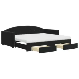 czarna-sofa-rozkladana-2-w-1-z-szufladami-wymiary-212-x-100-x-75-cm