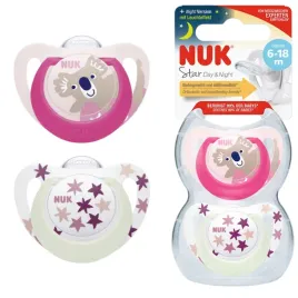 nuk-star-day-and-night-6-18m-smoczek-uspokajajacy-ortodontyczny-2-szt-etui