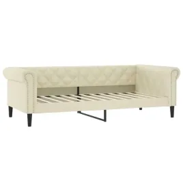 kremowa-sofa-z-funkcja-spania-235-x-110-x-68-cm-sztuczna-skora