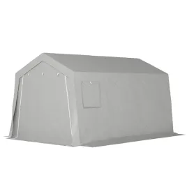 zelt-garazowe-3x45-m-dla-rowerow-i-narzedzi-wodoszczelne-pe-szare