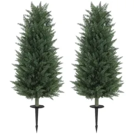 zestaw-sztucznych-cyprysow-homcom-zielony-o33-x-100h-cm-2-szt