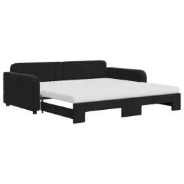 czarna-lezanka-2-w-1-z-aksamitnym-obiciem-223-x-110-x-71-cm