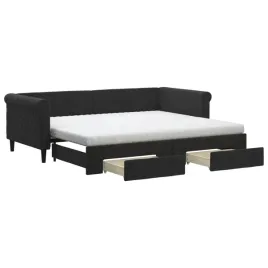czarna-rozkladana-lezanka-z-szufladami-229-x-100-x-68-cm