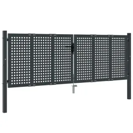 brama-ogrodowa-z-siatki-drucianej-antracytowa-300-x-150-cm-stal