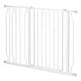 bramka-ochronna-pawhut-75-115-cm-bialy-stal-abs-76-cm-wysokosci