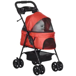 wozek-dla-psa-pawhut-czerwony-67x45x96-cm-dla-psow-do-32-cm-4-kg