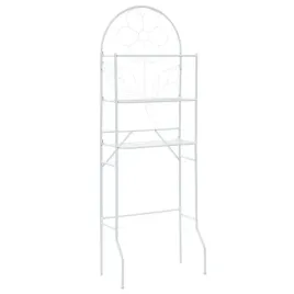 regal-lazienkowy-z-motywem-kwiatu-stal-bialy-60x33x174-cm