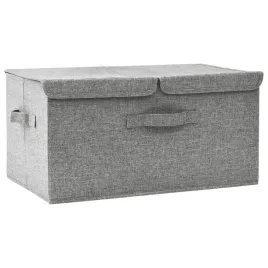 pojemnik-skladany-z-2-przegrodami-szary-50x30x25-cm-tkanina-i-wloknin