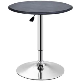 stol-barowy-okragly-czarny-z-chromem-o63-x-67-73-cm