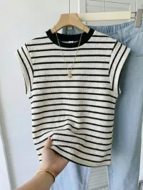 shein-czarno-biala-dzianinowa-bluzka-w-paski-codzienna-152-158-1ma