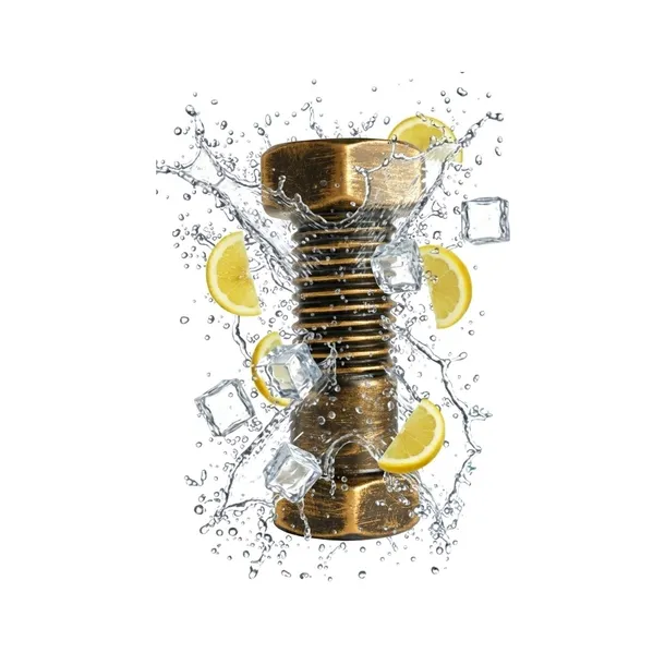 Butelka ozdobna Śruba 500ml ceramiczna na whisky alkohol prezent z korkiem