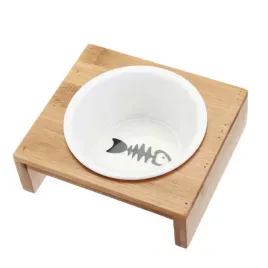 petstory-miska-ceramiczna-kota-bambusowa-podstawka-styl-skandynawski-150ml