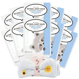 10x-bonnyhill-ujedrniajaca-maskeczka-w-plachcie-z-retinolem-opaska