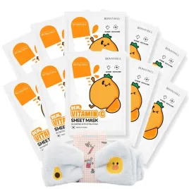 10x-bonnyhill-rozswietlajaca-maska-w-plachcie-z-witamina-c-opaska