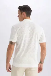 defacto-meska-koszulka-polo-biala-krotkim-rekawem-delikatnym-wzorem-xl-5ha