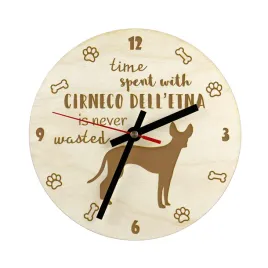 cirneco-dell-etna-chart-sycylijski-zegar-z-psem-drewniany-zegar-z-grawerem-personalizowany-zegar-marki-art-dog
