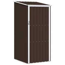szopa-ogrodowa-z-stali-galwanizowanej-brazowa-87x98x148-159-cm