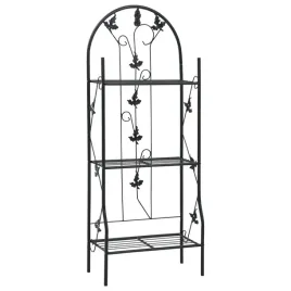 stojak-na-rosliny-z-zelaza-3-polki-liscie-czarny-52x28x128-cm