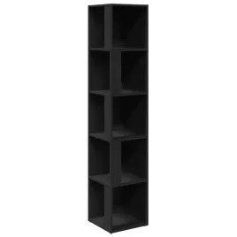 szafka-narozna-z-5-przegrodkami-czarna-33-x-33-x-1645-cm