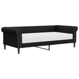 czarna-kanapa-z-funkcja-spania-i-materacem-235-x-100-x-68-cm