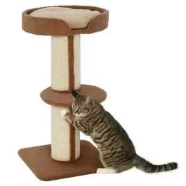 drapak-dla-kotow-pawhut-jasnobrazowy-45x45x91-cm
