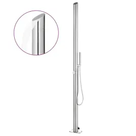 prysznic-ogrodowy-ze-stali-nierdzewnej-220-cm-kolor-szczotkowany-metal