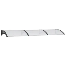 daszek-nad-drzwi-300-x-75-cm-czarny-przezroczysty-pc-abs-aluminium