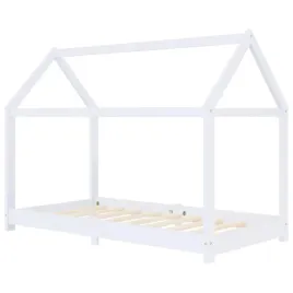 drewniana-rama-lozka-dla-dzieci-domek-biala-146-x-78-x-1215-cm