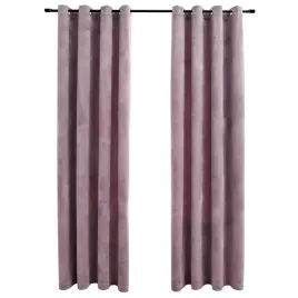 zaslony-aksamitne-brudny-roz-140-x-175-cm-2-szt-z-metalowymi-kolkami