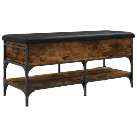 lawka-na-buty-w-przydymionym-debie-102-x-42-x-45-cm-z-czarna-poduszka