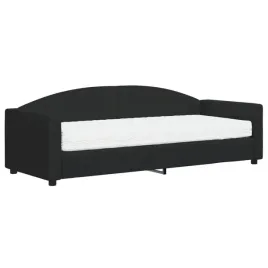 czarna-lezanka-2-w-1-z-materacem-223-x-90-x-75-cm