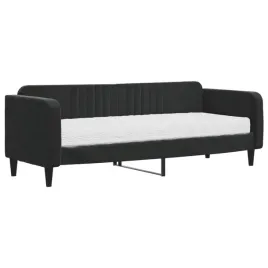 czarna-lezanka-2-w-1-z-materacem-wymiary-223-x-90-x-75-cm