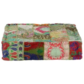 recznie-robiony-puf-vintage-patchwork-z-wyszywaniem-50x50x12-cm
