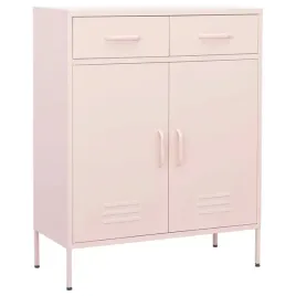 stalowa-szafka-rozowa-z-polkami-i-szufladami-80x35x1015-cm