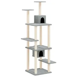 wielopoziomowy-drapak-dla-kotow-jasnoszary-78-x-52-x-176-cm