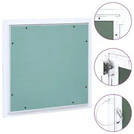 panel-rewizyjny-z-aluminiowa-rama-zielona-plyta-gipsowa-256x256-mm