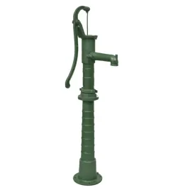 zeliwna-pompa-reczna-ogrodowa-z-stojakiem-zielona-131-cm-65x40x15-cm