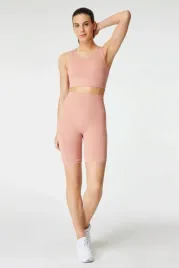 legginsy-damskie-rozowe-krotkie-bez-wzoru-z-wysokim-stanem-l-5ha
