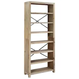regal-z-litego-drewna-akacjowego-z-7-polkami-brazowy-80x30x200-cm