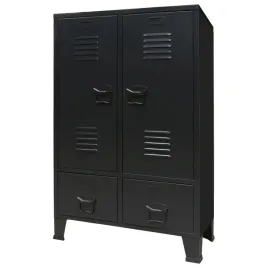 czarna-szafa-metalowa-67-x-35-x-107-cm-z-2-polkami-i-2-szufladami