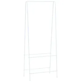 stalowy-wieszak-na-ubrania-z-polkami-bialy-59x35x150-cm