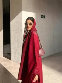 shein-czerwona-szata-damska-lsniaca-nic-dluga-klasyczna-m-1ma