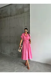 rozowa-sukienka-koszulowa-z-paskiem-midi-modna-elegancka-kobieca-m-5ga